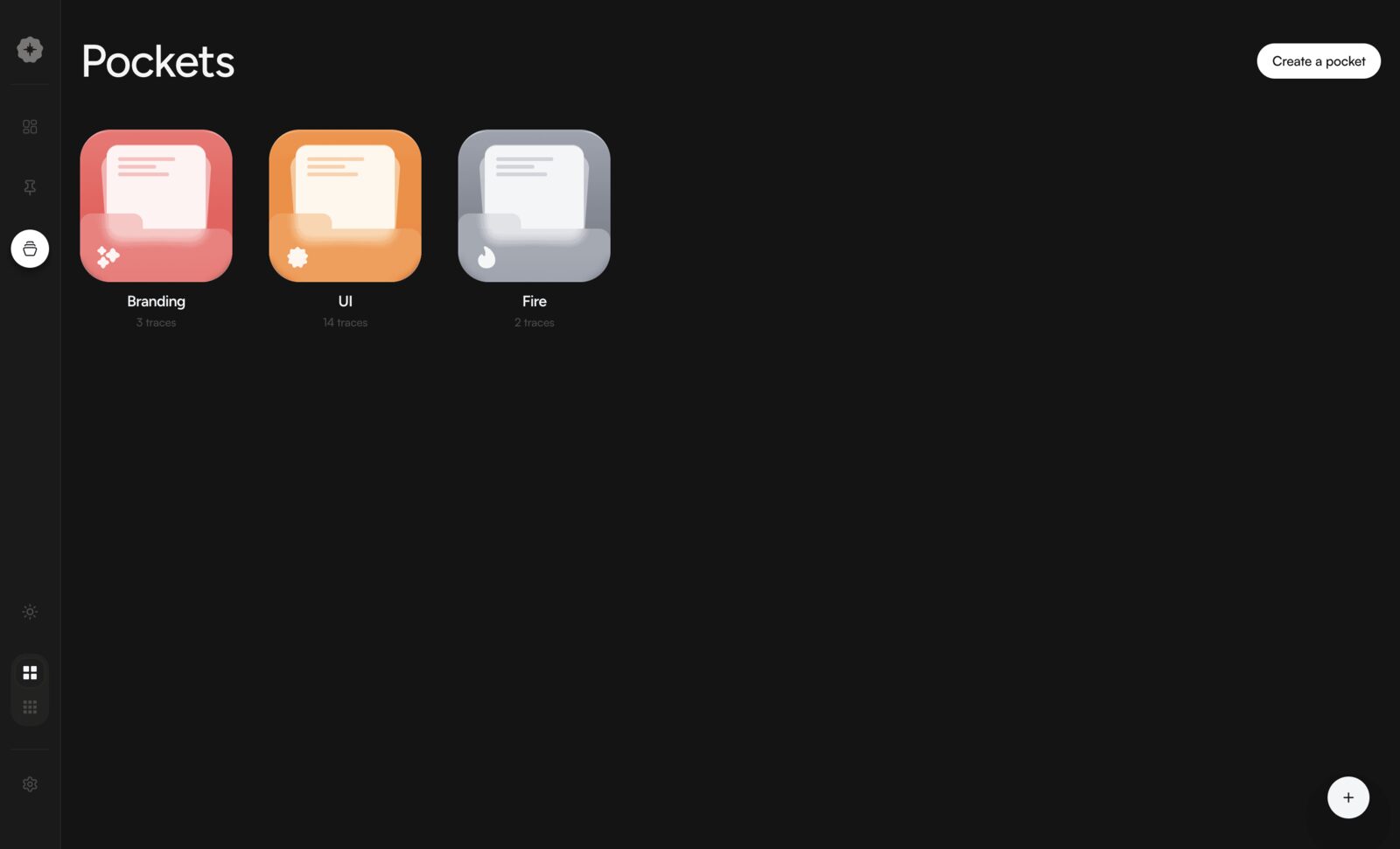Trase Pockets organization feature